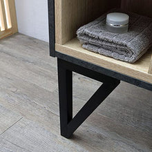 Kiamami Valentina MOBILE BAGNO DA TERRA 80CM GRIGIO INDUSTRIALE E SPECCHIO CONTENITORE | VIENNA