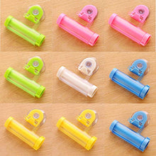 Ruiqas - Spremiagrumi per dentifricio, da appendere, dispenser per dentifricio e dentifricio, con supporto a ventosa