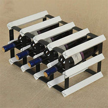 Wine Rack Holder 6 Bottle Wine Rack -Solid legno Multi-Function Piano Vino Shelf Calice Hanging Shelf WTZ012 (Color : White)