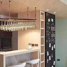 Rastrelliere per bicchieri da vino HOLDING HOLD HOLDER-BROARD, soffitto a soffitto in ferro Supporto per bicchieri per la casa / cucina / bar, altezza regolabile: 30-60 cm Organizzazione e conservazio