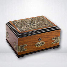 HYY-YY Accessori per sigari con Creative Europeo Antico Rame Patch Cedro Legno Humidor Cigar Box