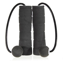 SaySure - Black Digital Fit Wireless Cordless Skipping Rope