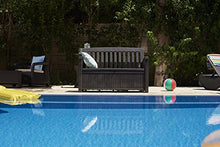 Keter Cuscino Box, Patio Bench, Marrone caffè, 138,6 x 63,5 x 88 cm, 227 Litri, 17202697 
