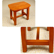 Sedia Comoda per Anziani Legno Massiccio Sgabello per Doccia, Bambino Bagno Anti Scivolo Sgabello Quadrato Piccolo, Sgabello da Bagno