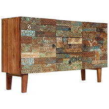 vidaXL Credenza Legno Massello di Recupero Rustica Armadietto Mobiletto Madia