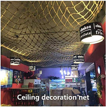 MFLASMF Rete di Sicurezza Protezione per Balcone Rete per Decorazione in Corda di Canapa Rete per Protezione per Scale per Balcone Rete di Isolamento La Rete per Arrampicata Sportiva all'a
