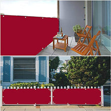 AZLAO Copertura per Balconi cm Frangivento Paravento da Balcone con Occhielli per Campo Sportivo, Giardino, Balcone