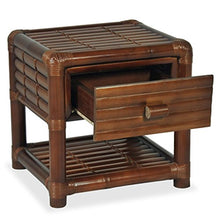 Festnight- Comodino/comodini Legno massello 45x45x40 cm in bambù Marrone Scuro