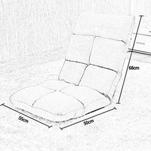 SMC Divano-Letto Pigro Divano Letto Pieghevole per dormitorio con Divano-Letto Singolo (Color : Gray)