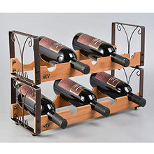 ASDFGHJKL Vino Rack Impilabile, Durevole Non Deformabili Free Standing E Banco di Stoccaggio del Vino Shelf