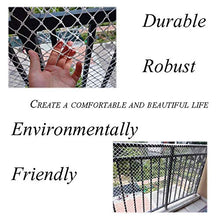 JFFFFWI Cat Balcone Rete, Bambini Rete Protettiva Decorazione Decor Rete Protezione di Sicurezza Recinzione Arrampicata Corda Intrecciata Cargo Rimorchio per ringhiere Scale Parco Giochi Bambini Dec