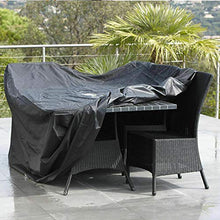REW - Copritavolo da giardino, impermeabile, rettangolare, per mobili da esterni, copertura per patio e giardino