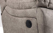 Dafnedesign.Com - Divano 2 posti con n.2 Recliner elettrici - Colore: Grigio Elefante - cm. 169 x 105 x 105h - Arredi Casa