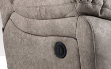 Dafnedesign.Com - Divano 3 posti con n.2 Recliner elettrici - Colore: Grigio Elefante - cm. 223 x 105 x 105h