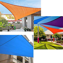 Tela triangolare, in poliestere, con protezione dai raggi UV, per terrazzo, campeggio, esterni, giardino, valanga, vento, balcone