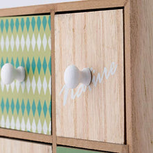 Linea oro Cassettiera con 4 cassetti Multicolore
