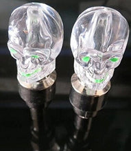 SaySure - 2PCS/Lot Skull Mix LED Flash Light Neon Lamp Night Bike Car
