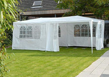 Lifetime Garden Reception 3 x 6 m, 18 m2-6 parrocchetti Laterali: 6 con Finestra da Utilizzare Come Padiglione, pergola, Tenda da Giardino, Gazebo o Gazebo, Colore: Bianco