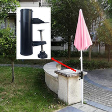 Wawogic Supporto per ombrellone per Patio Supporto per ombrellone Supporto per ombrellone Clip Fissa Giardino per Esterni Balcone Forniture per Il Tempo Libero da Spiaggia Strumenti