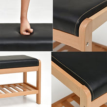 Mobili per la casa e Giardino Scarpiera Scarpiera con Panca e Cuscino da Tavolo sollevabili,Sgabello Cambio in Legno,Panca per ripostiglio Ottomani da Cucina (Dimensioni : L85XW33.5XH40CM)