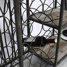 FYHH-JZHY Scaffale per Vino in Ferro Scaffale Vintage Scaffale Antico Scaffale per Stoccaggio Facile da Installare