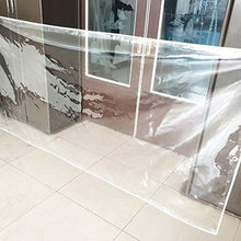 GGYMEI Telo Impermeabile Esterno, Telone Impermeabile Trasparente Resistenza allo Strappo, Spessore Isolamento 0,3 Mm per Fabbrica Agricola All'aperto Compresse di Plastica
