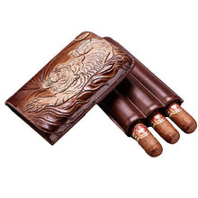 SCDZS Viaggi Cigar Humidor - Cuoio Sintetico Cigar Box Portatile Cigar Box umidificatore