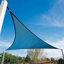 Baldacchino a vela a triangolo, anti-UV, impermeabile, per esterni, per patio, giardino, giardino, sabbia, 2 x 2 m