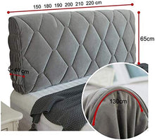 uyeoco Copertura per Testiera per Letto Copri Testata Letto Matrimoniale/Singolo Premium Imbottita Elastica Copritestata Letto Velluto Fodera Protezione Anti-collisione Cuscino