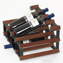 Wine Rack Holder 8 Bottle Wine Rack -Solid legno Multi-Function Piano Vino Shelf Calice Hanging Shelf WTZ012 (Color : Red wine)