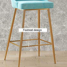 XIAOQIAO Sgabelli da Bar, seggioloni ad Altezza Fissa 65 cm / 70 cm / 75 cm, con Schienale Alto ed ergonomico, Dotati di Cuscino Morbido e Confortevole, Multiuso