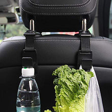 2 PCS Auto Headrest Hooks,Universal Car Vehicle Back Seat Headrest Hanger Holder Hook for Bag Purse Cloth Grocery C