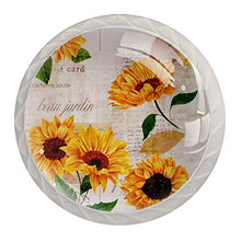 Maniglie per cassetti Manopole per cassetti Manopole rotonde Confezione da 4 per armadietto, cassetti, cassettiere, cassettiere ecc. Vecchio fiore di carta
