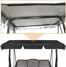 Tyfiner Dondolo di Ricambio per Dondolo da Giardino, Copertura per Soffitto Battente Cortile Esterno per Giardino, Esterno, Patio, Yard, Seat,004,164 * 114 * 15cm
