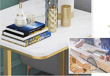 DYXYH Mobili Camera Da Letto Comodino con 1 cassetto 3 cassetto del comodino Divano fianco del mobile Marble Texture Storage Table (Size : Style two)
