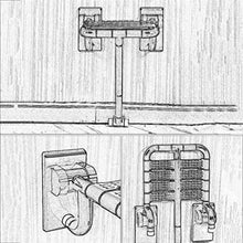 AYHa Bathroom Wall-Mounted pieghevole Doccia Sedile vasca da bagno Sgabello per Anziani persona disabile Anti-Slip Doccia Bench sicurezza