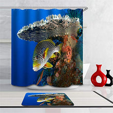 LIYAN Combinazione Bagno. Immagini Chiare E Colori Vivaci Rendono Il Tuo Bagno Pieno di Vita. Accessori da Bagno. Pesce Nell'Oceano.
