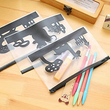 Steellwingsf - Astuccio portamatite Portatile, salvaspazio, in plastica Trasparente Scoiattolo
