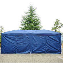 homcom Outsunny Gazebo Pieghevole da Giardino Esterno con 6 Pannelli Laterali 6X 3X 2,55m