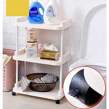 Rack Trolley Armadio Stoccaggio Stretto Atterraggio Multi-Strato può spostare la Cucina, la Scatola di immagazzinaggio del Bagno (Size : 46×31×83.5cm)