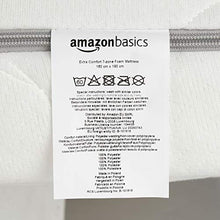 Amazon Basics - Materasso extra comfort a 7 zone in espanso, Medio (H3) - 160 x190 cm