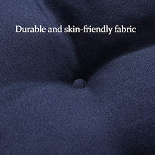 Yuly - Cuscino imbottito per panca da giardino a 2 o 3 posti, spessore per sedia, cuscino morbido per panche in legno, 48 x 120 cm, grigio a pois