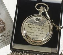 'Born Welsh' reloj de bolsillo