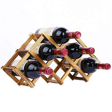 ASDFGHJKL Legno Rustico Controsoffitto Wine Rack, 6-Bottle Dell'organizzatore di Immagazzinaggio Non c'è Bisogno di Montaggio