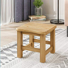 Sgabello Moderno Sgabello in Legno massello con Tavolo da Pranzo Classico Forte e Robusto (Colore : Figure 1, Dimensione : 29.5 * 29.5 * 25.5)