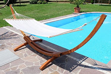 SAS 350cm XL Supporto deluxe in legno larice per Amaca con Amaca LUCIA di AS-S