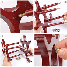 MFLASMF Portabottiglie per Vino in Legno massello di Moda retrò Creativa, può Essere assemblato, Risparmiare Spazio, Ornamenti Decorativi, può Essere utilizzato per la casa, Bar, Ristorante, riposti