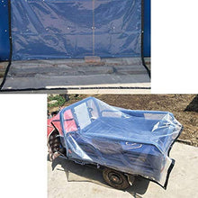 YYFANG Trasparente Telone Telo Copertura Teloni Occhiellato,Tenda in Plastica Resistente alla Pioggia con Occhielli per Piante da Balcone, 21 Misure (Color : Chiaro, Size : 4x4m)