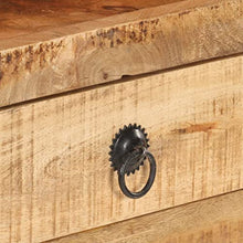 vidaXL Credenza 120x30x75 cm in Legno Massello di Mango Grezzo