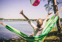 Amazonas Hammock Lambada Amaca, Apple, Cotone, Verde Chiaro, 320x140x5 cm